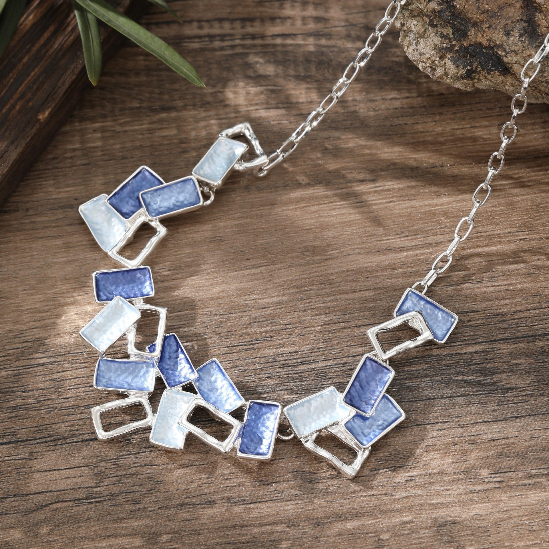 Blue Square Silver